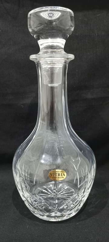 Vitria crystal sherry decanter