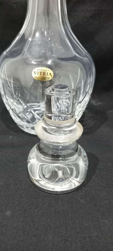 Vitria crystal sherry decanter