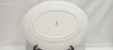 Vintage Johnson Bros `Castle on the Lake` oval meat platter