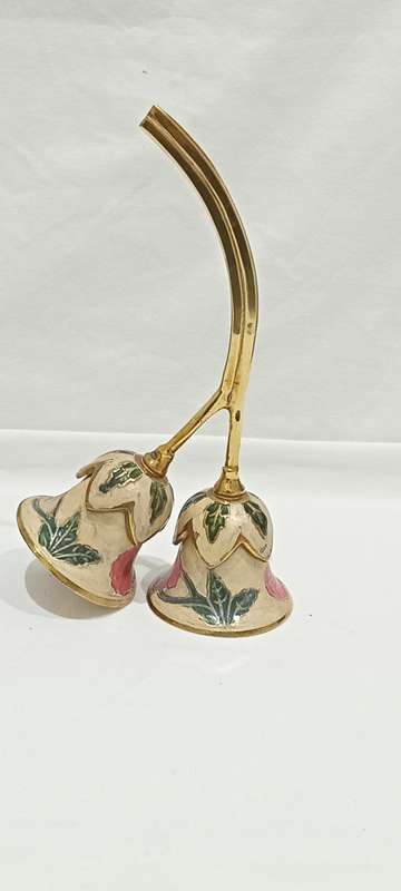 Vintage brass double bell