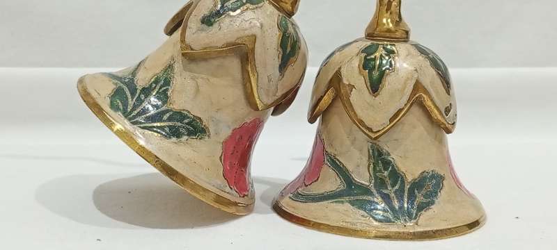 Vintage brass double bell