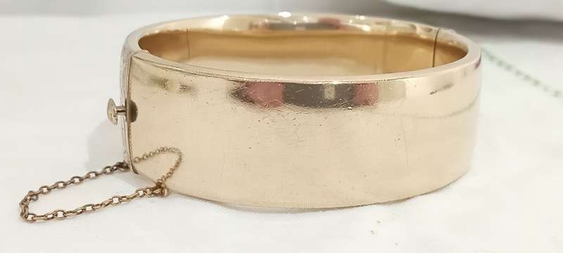 Vintage L&Co 9k o metal core bangle