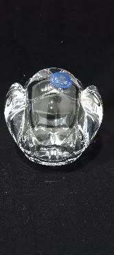 Vintage Royal Copenhagen crystal tea light candle holder