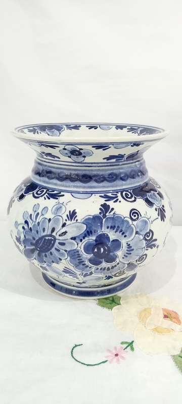 Vintage Delft Blauw 'Regina' vase