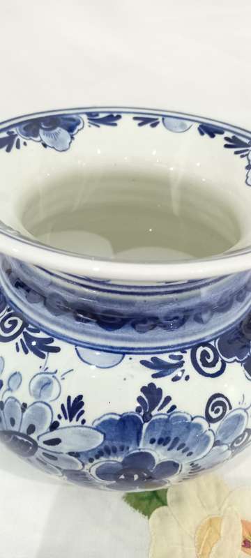 Vintage Delft Blauw 'Regina' vase