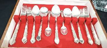 Vintage Viners cutlery set in canteen