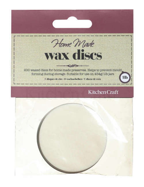 WAX DISCS FOR JAM JARS 200 PIECES WAX DISCS