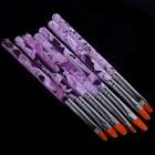 7 Sizes Professional UV Gel Brush Nail Art Painting Draw Brush