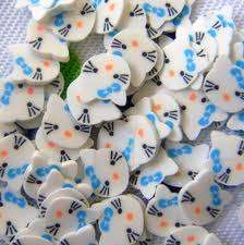 Hello Kitty fimo cane slices (15)