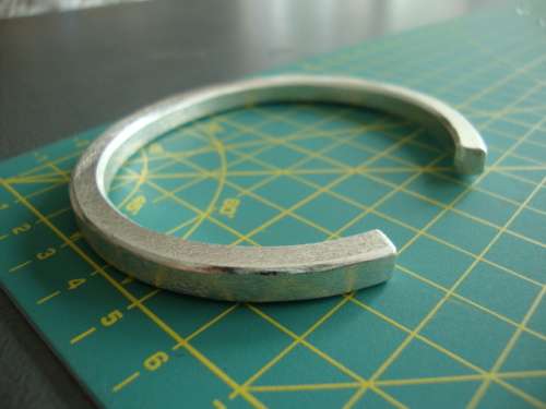 Handmade Unisex Solid Silver Bracelet - 69.8gr
