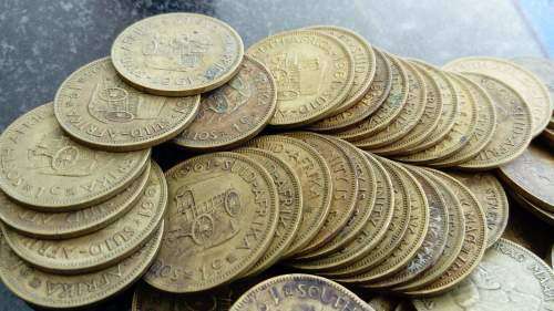 Lot of 102 x 1961 South African once cent coins - One bid takes all 102 coins