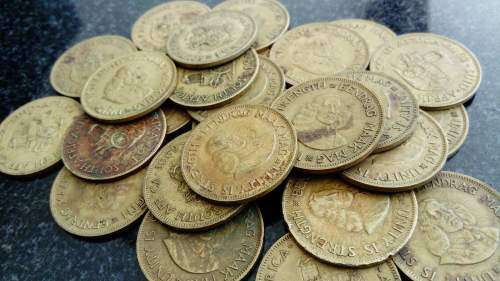 Lot of 27 x 1962 South African one cent coins