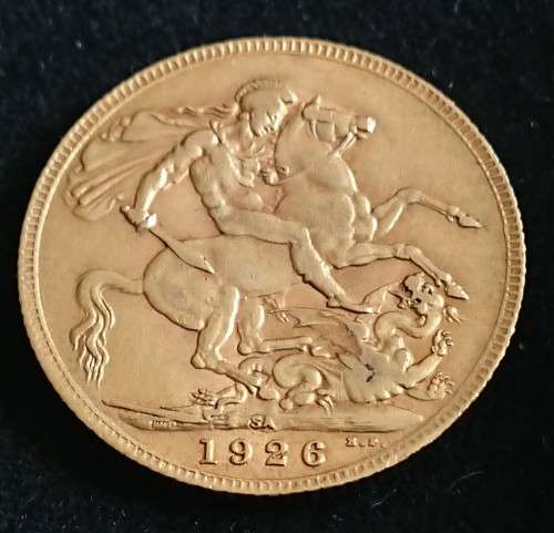 1926 Gold Sovereign South African mint
