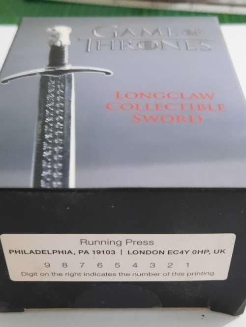 Game of Thrones Longclaw Sword