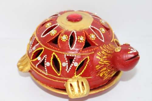Tortoise Oil Lamp