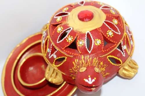 Tortoise Oil Lamp