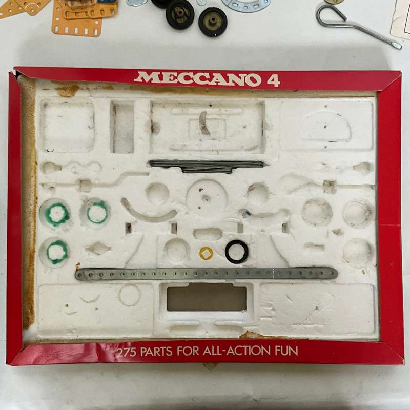 Vintage Meccano set 4 (incomplete)