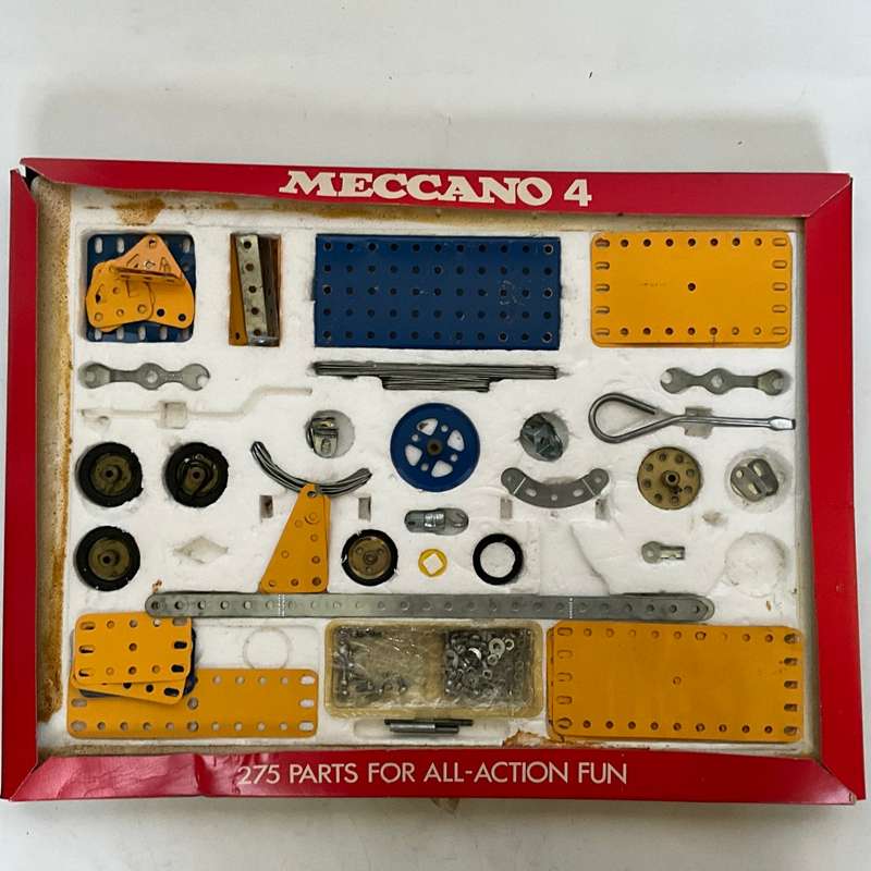 Vintage Meccano set 4 (incomplete)