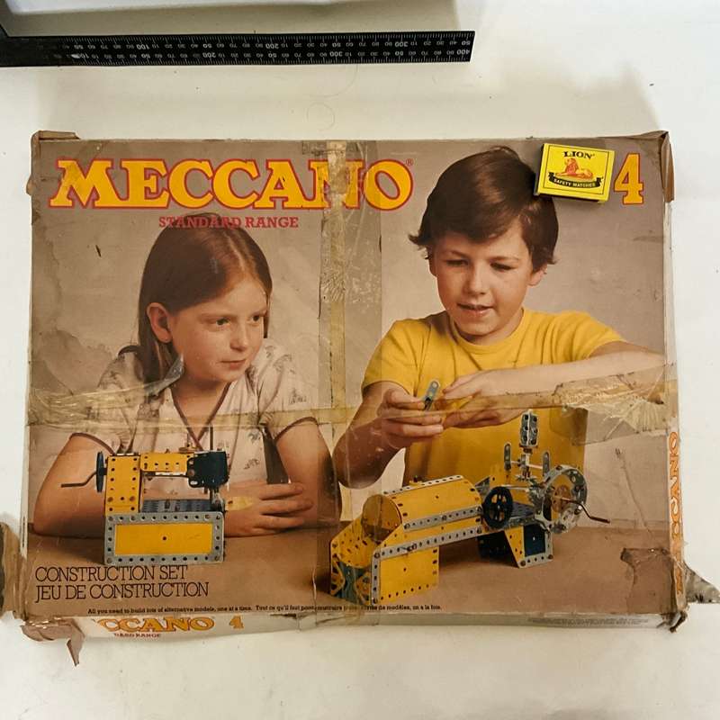 Vintage Meccano set 4 (incomplete)