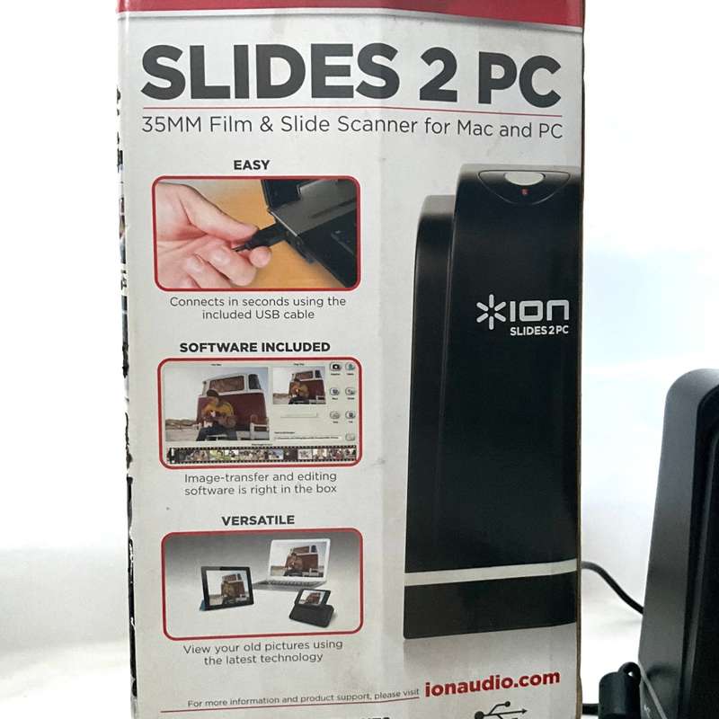 Ion Pics 2 PC and Slides 2 PC - Digitise all your photos, slides and film negatives!