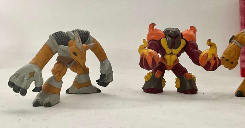 6 x Gormiti Toy figures (Nos. 4, 5, 8, 9 and two 7s) - Most dated 2007