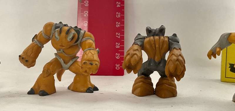 6 x Gormiti Toy figures (Nos. 4, 5, 8, 9 and two 7s) - Most dated 2007