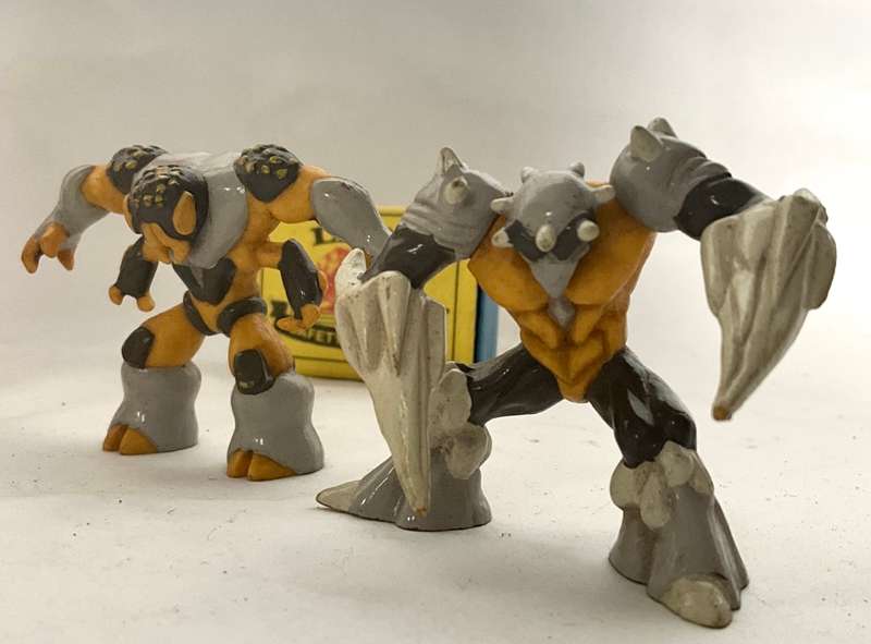 6 x Gormiti Toy figures (Nos. 4, 5, 8, 9 and two 7s) - Most dated 2007
