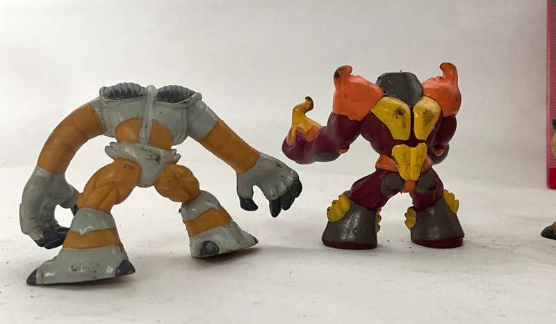 6 x Gormiti Toy figures (Nos. 4, 5, 8, 9 and two 7s) - Most dated 2007