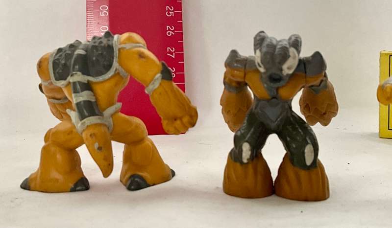 6 x Gormiti Toy figures (Nos. 4, 5, 8, 9 and two 7s) - Most dated 2007