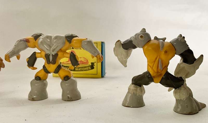 6 x Gormiti Toy figures (Nos. 4, 5, 8, 9 and two 7s) - Most dated 2007