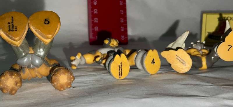 6 x Gormiti Toy figures (Nos. 4, 5, 8, 9 and two 7s) - Most dated 2007