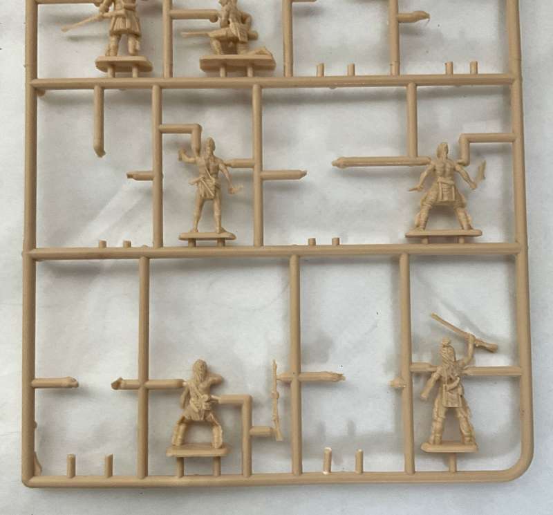 Italeri model kit American Independence War  Indian Warriors (incomplete)