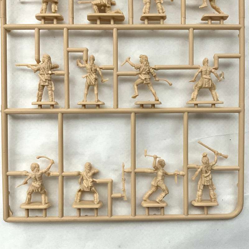 Italeri model kit American Independence War  Indian Warriors (incomplete)