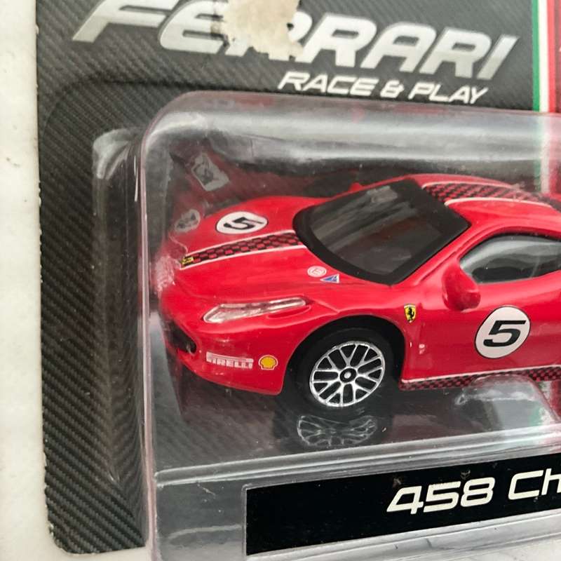Still boxed Bburago Ferrari race and play model car (458 Challenge)