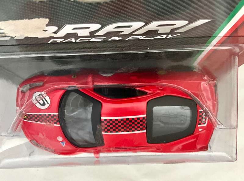 Still boxed Bburago Ferrari race and play model car (458 Challenge)