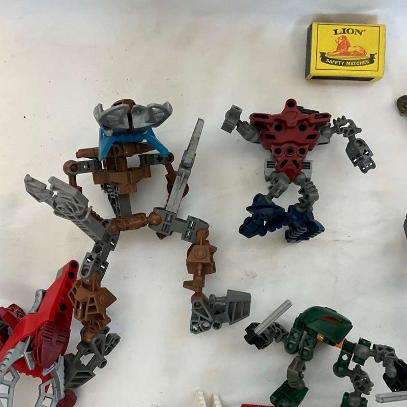 Very large odds bag of toys, toy parts, and various Lego pieces and accessories