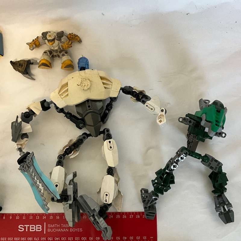 Very large odds bag of toys, toy parts, and various Lego pieces and accessories