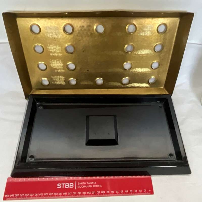 Bar ware Pub Man Cave Brass Drip Tray with Holes To Top Scrumpy Jack
