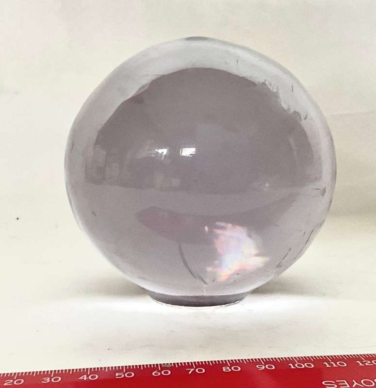 Plastic crystal ball sized globe