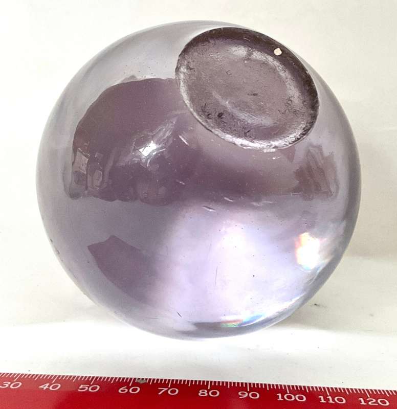 Plastic crystal ball sized globe