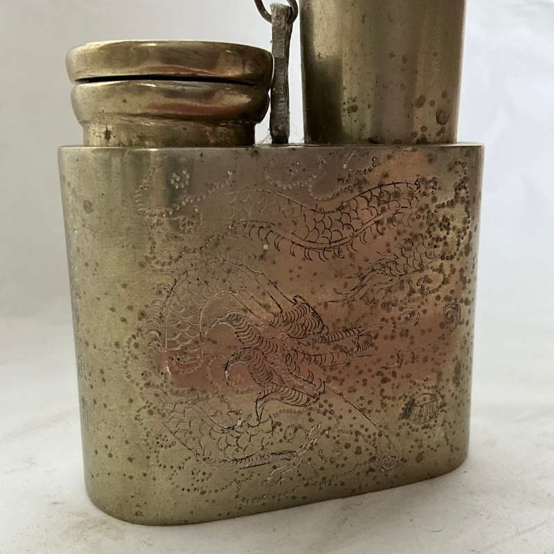 Chinese water pipe (incomplete) -  accessory for man cave, pub or bar.