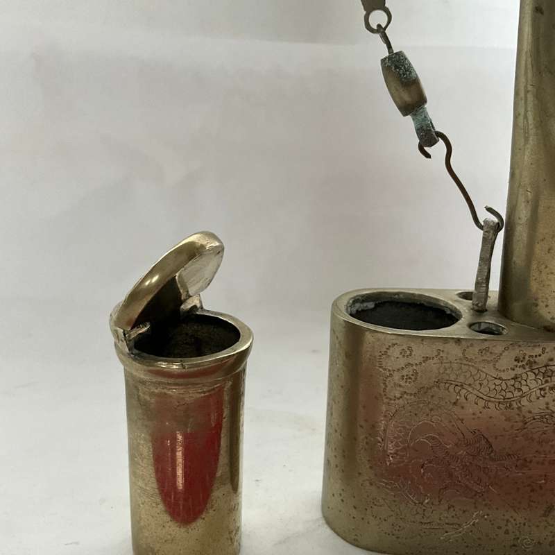Chinese water pipe (incomplete) -  accessory for man cave, pub or bar.