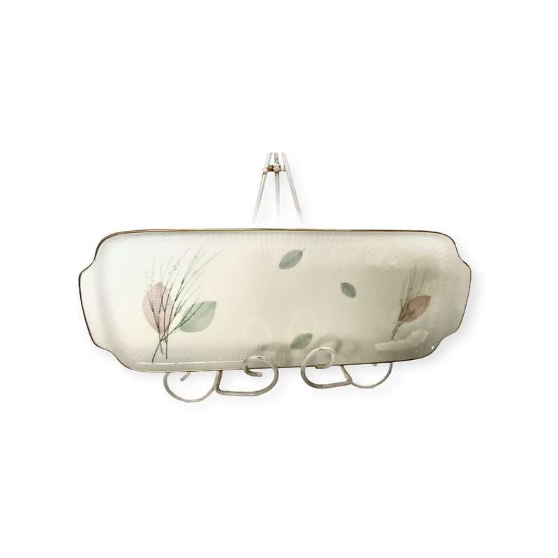 Large Hello Kitty plate, offered with mid-century style Thomas sandwich tray