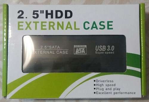 Harddrive casing 2.5 HDD SATA external case