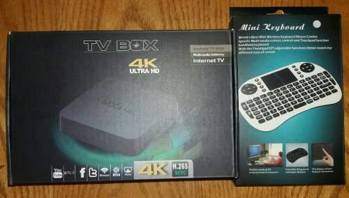 TV Box MXQ-4K and FREE mini wifi keyboard Android Tv Box