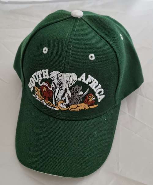 South Africa Big 5 Baseball Cap Green