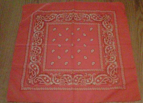 Bandana orange 54 cm x 54 cm cotton bandanna scarf