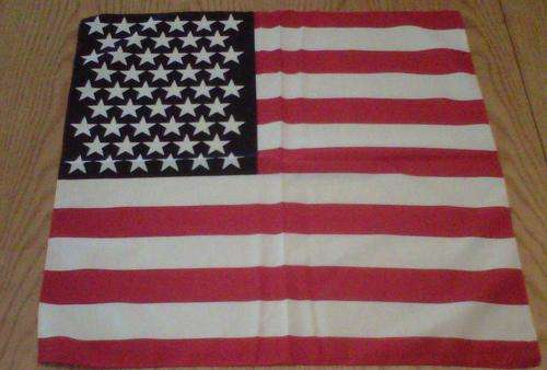 USA bandana 54 cm x 54 cm cotton bandanna scarf