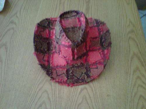 Cowboy Hat pink check