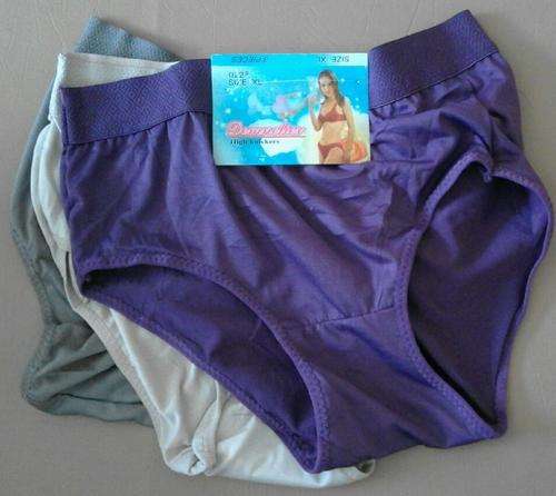 Ladies Lycra Panties 3 piece assorted colours L, XL, XXl, XXXL